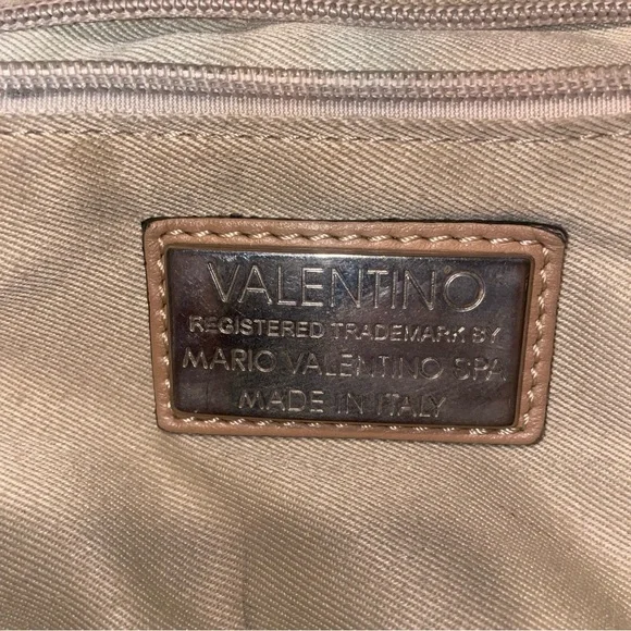 Valentino Cream Leather Women's Bag